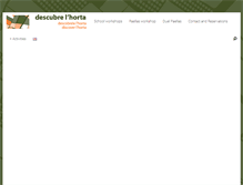 Tablet Screenshot of descubrelhorta.com